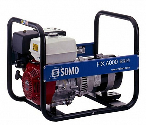 Генератор бензиновый SDMO HX 6000